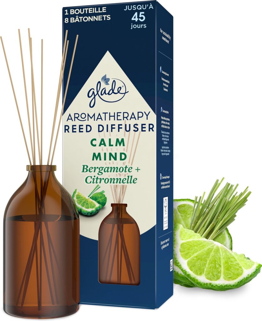Divers bâtons de parfum d'aromathérapie Glade Calm Mind 80 ml