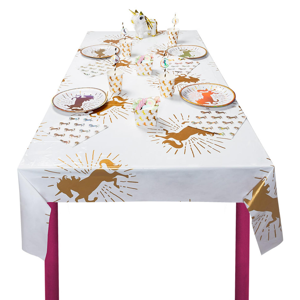 Boland gobelets en papier licorne set a 10 21cl