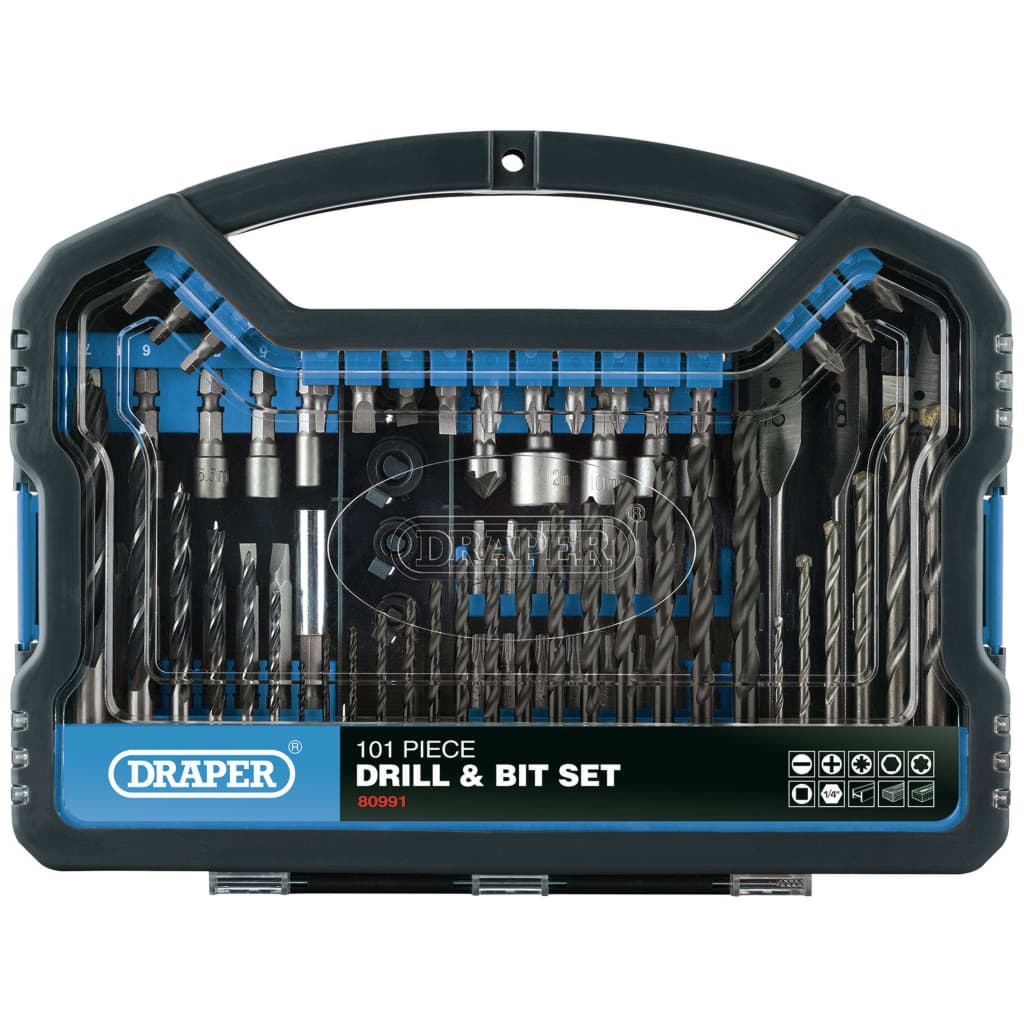 Draper Tools Draper Tools Ensemble d'accessoires pour forets, 101 pièces