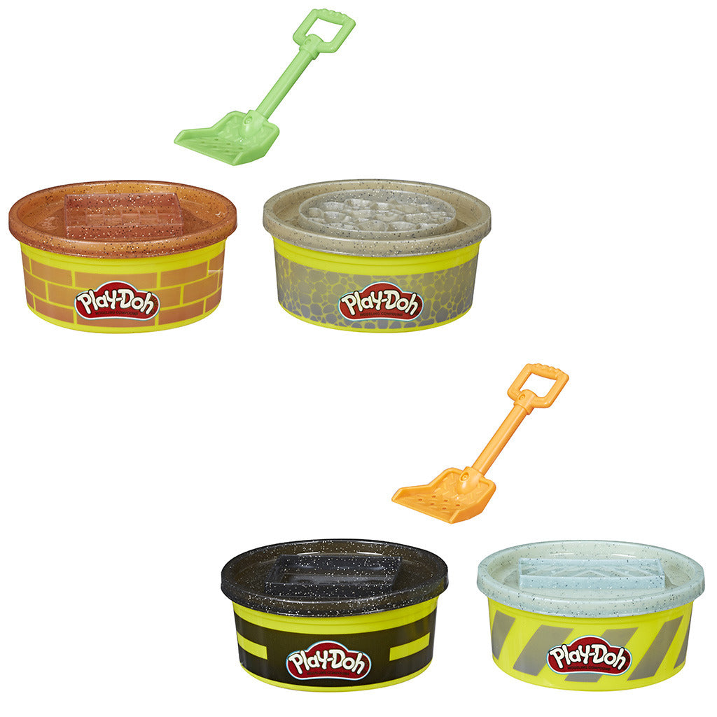 Construction Play-doh #039 ; composé avec 448 g d'argile et une pelle