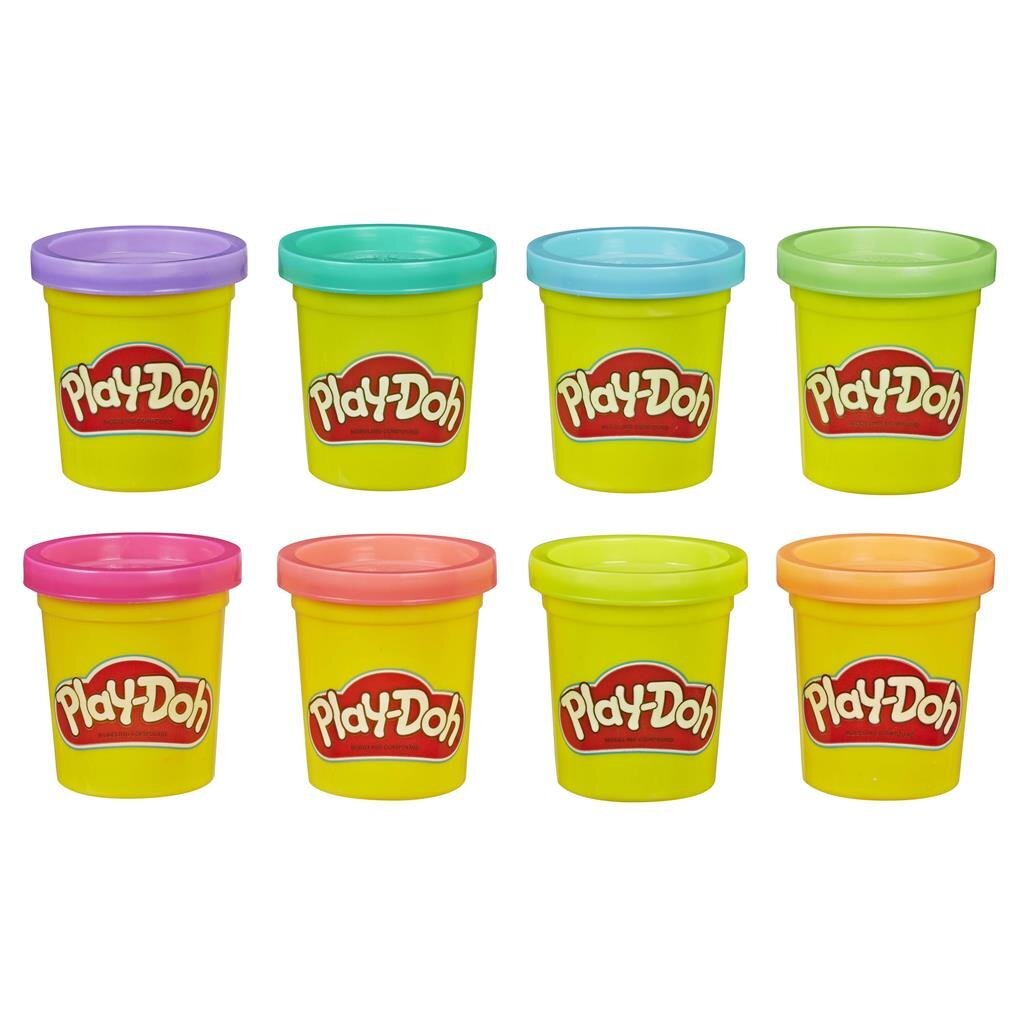 Play-doh couleurs arc-en-ciel 8 pots d'argile