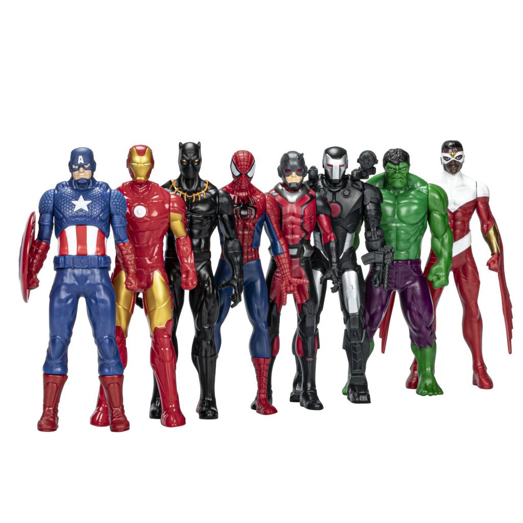Figurines d'action Marvel 8 pièces