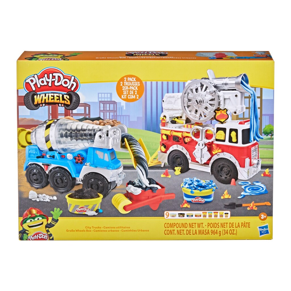 Play-Doh Wheels City Trucks Ensemble de jeu