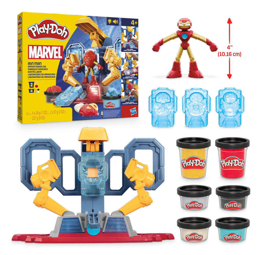 Laboratoire de fabrication d'armures Play Doh Iron Man