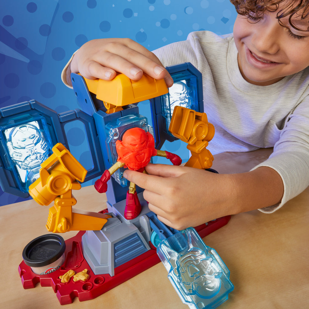 Laboratoire de fabrication d'armures Play Doh Iron Man