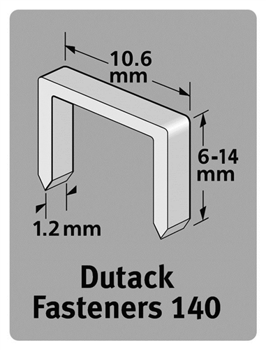 Agrafes Dutack série 140 8mm 1000pcs (nml)