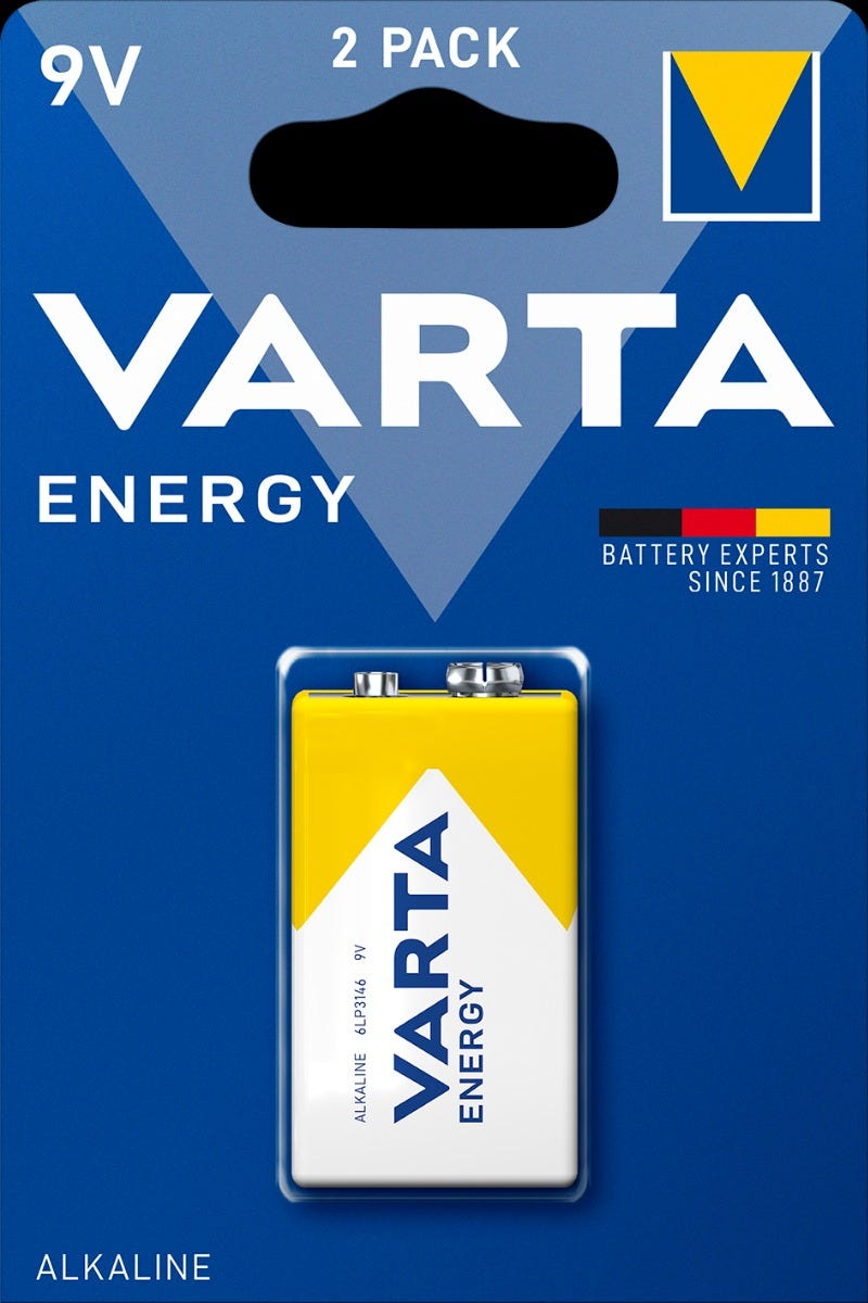 Varta pile énergie 9v 6lr61 blister (1)