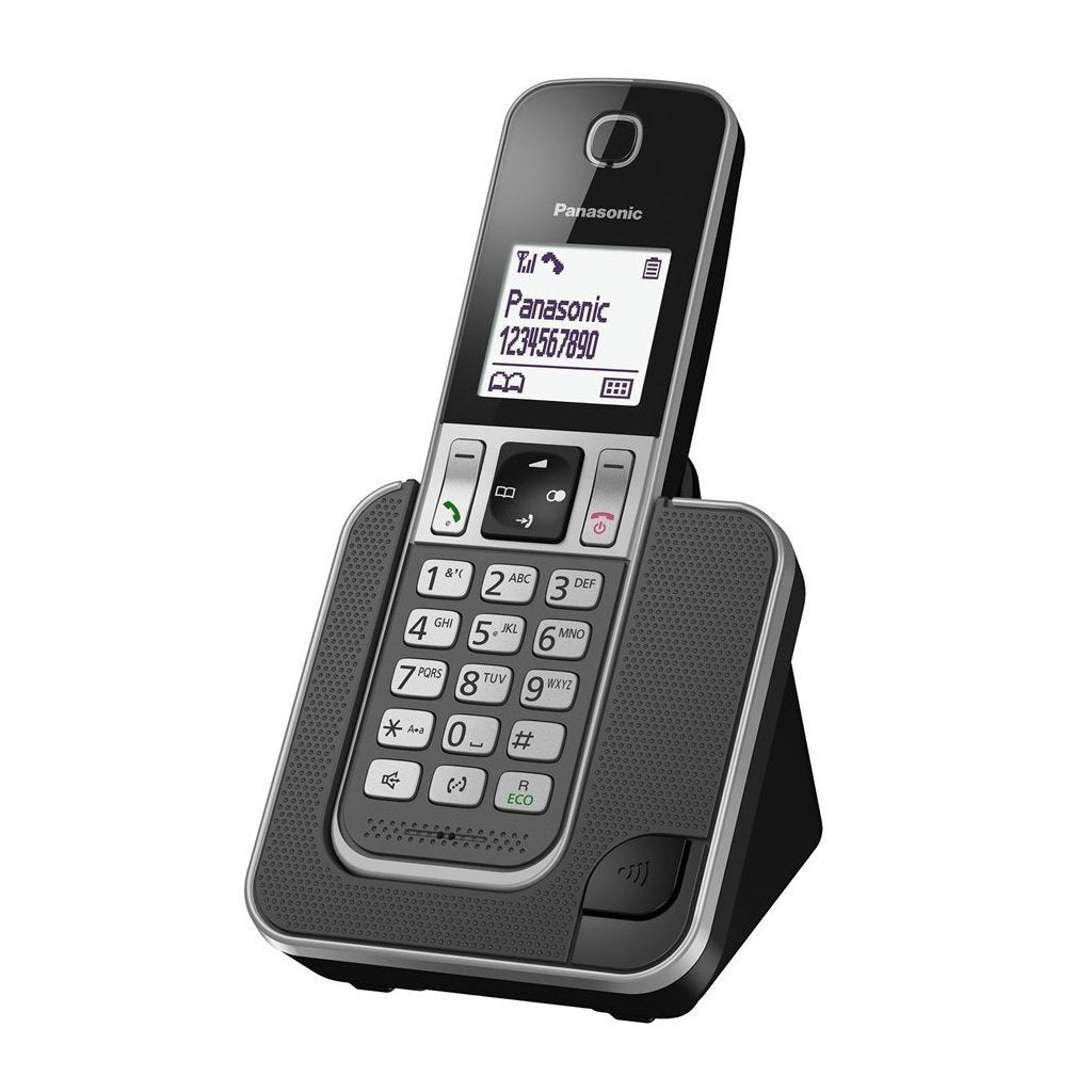 Panasonic kx-tgd310nlg téléphone simple dect noir gris