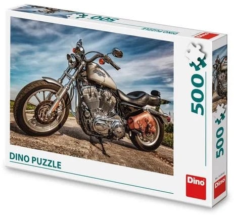 Puzzle Dinotoys - moto Harley Davidson - 500 pièces