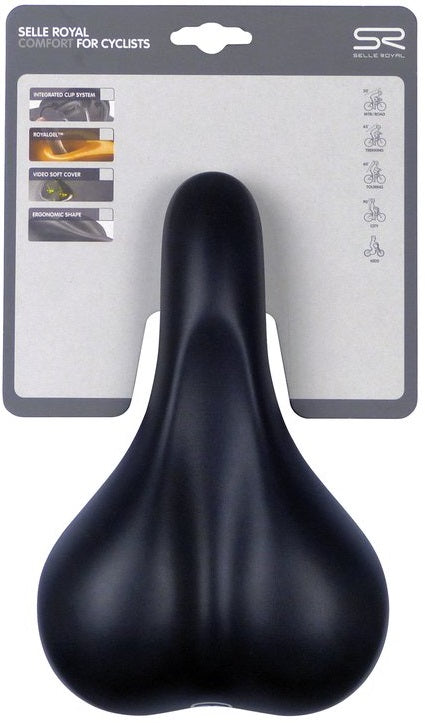 Selle de vélo selle selle royal country hommes - noir