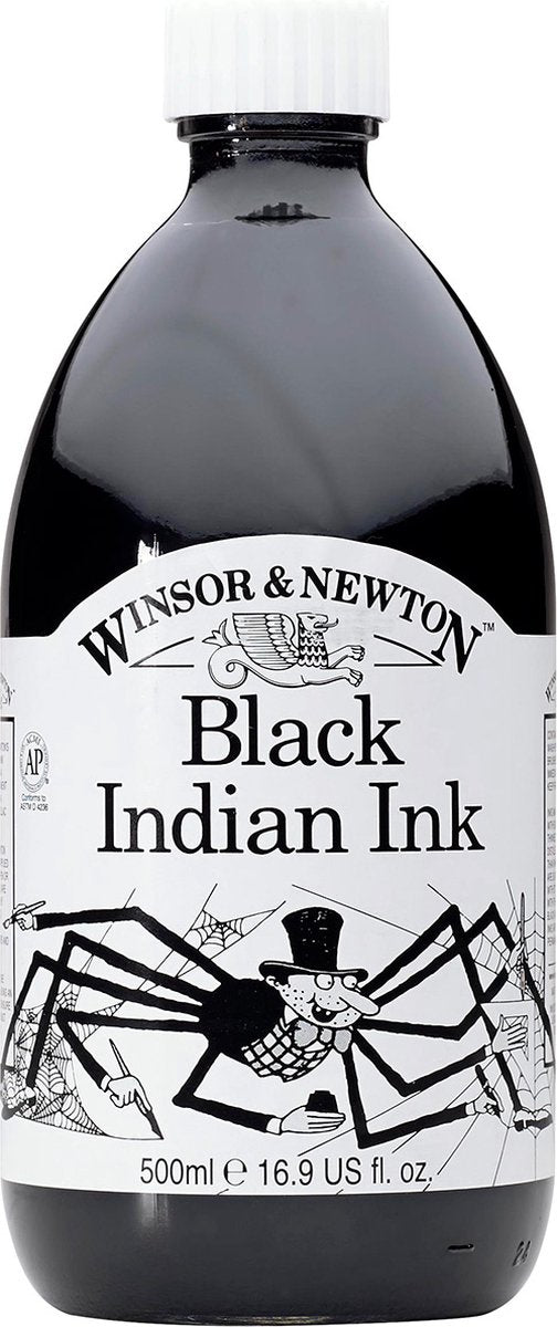 Winsor Newton - encre hobby - encre de Chine - noir - 250ml
