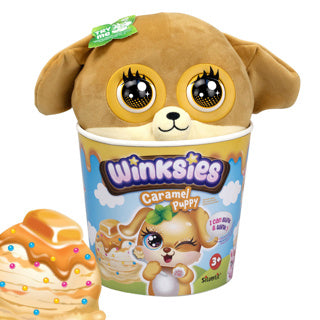 Chiot caramel Winksies Silverlit - peluche interactive dans une tasse de glace