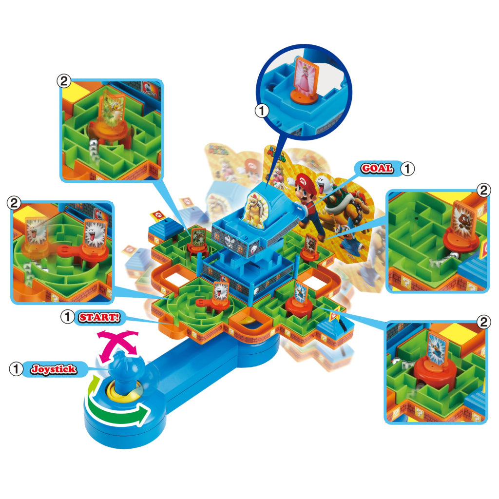 Époque jeu de labyrinthe super mario nintendo nintendo