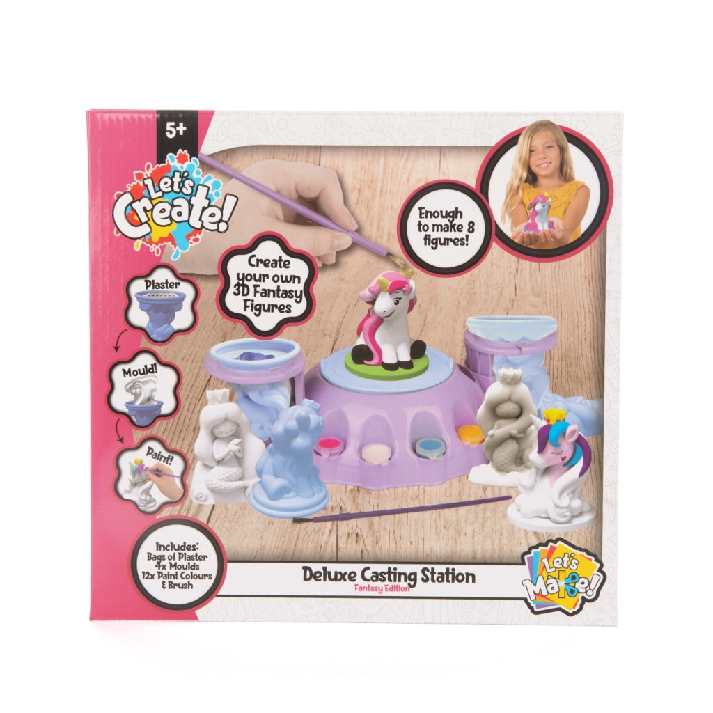 Créons ! station de plâtre licorne de luxe