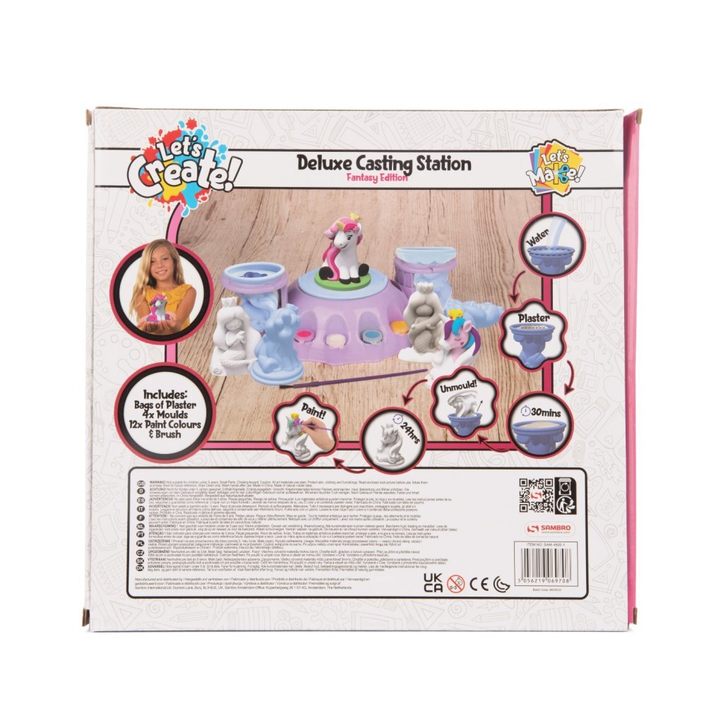 Créons ! station de plâtre licorne de luxe