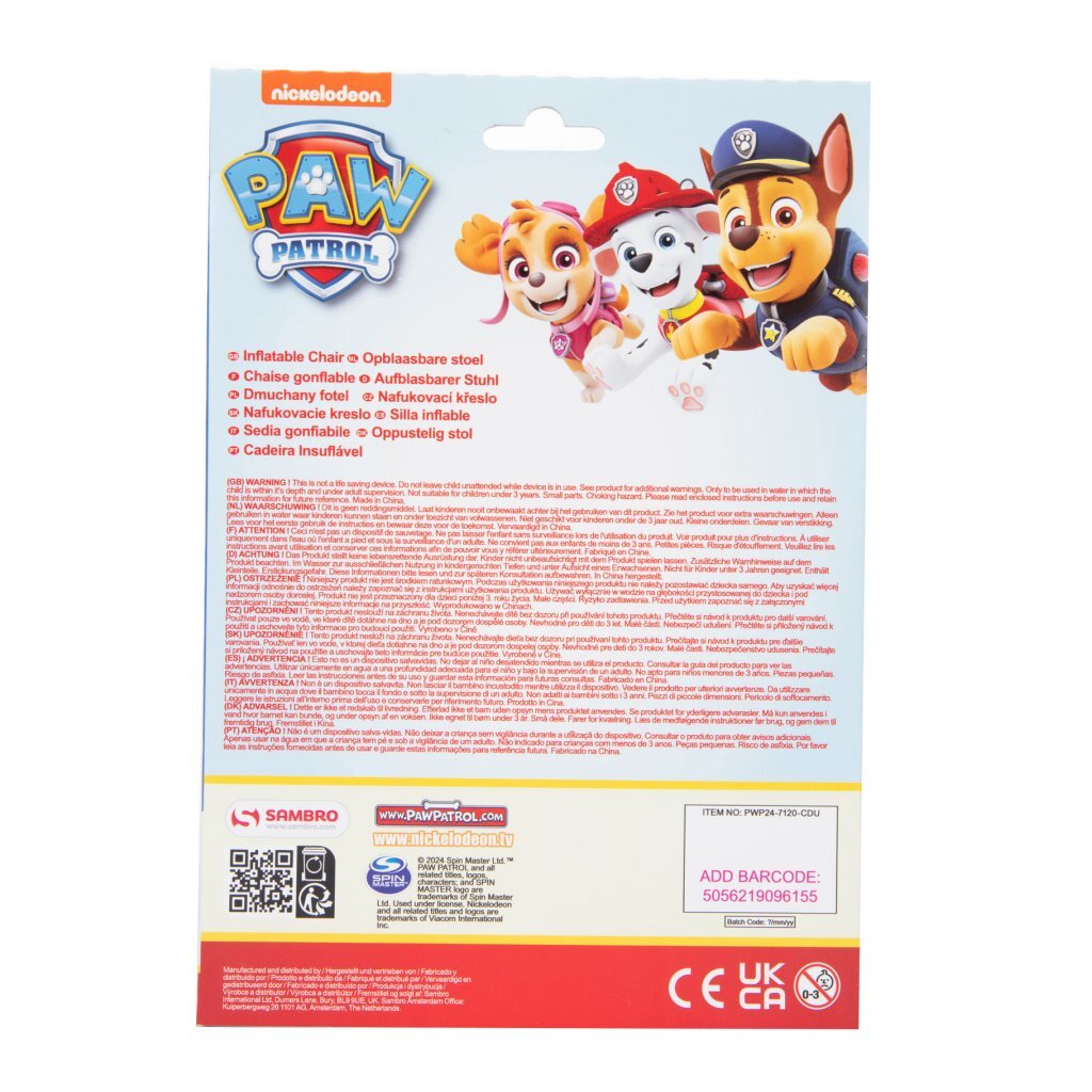 Patrouille gonflable de chaise Sambro | 2 pièces