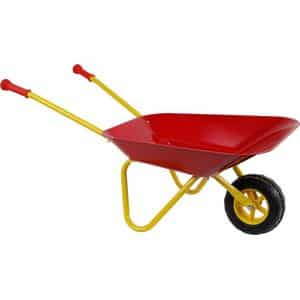Brouette en métal Playfun rouge