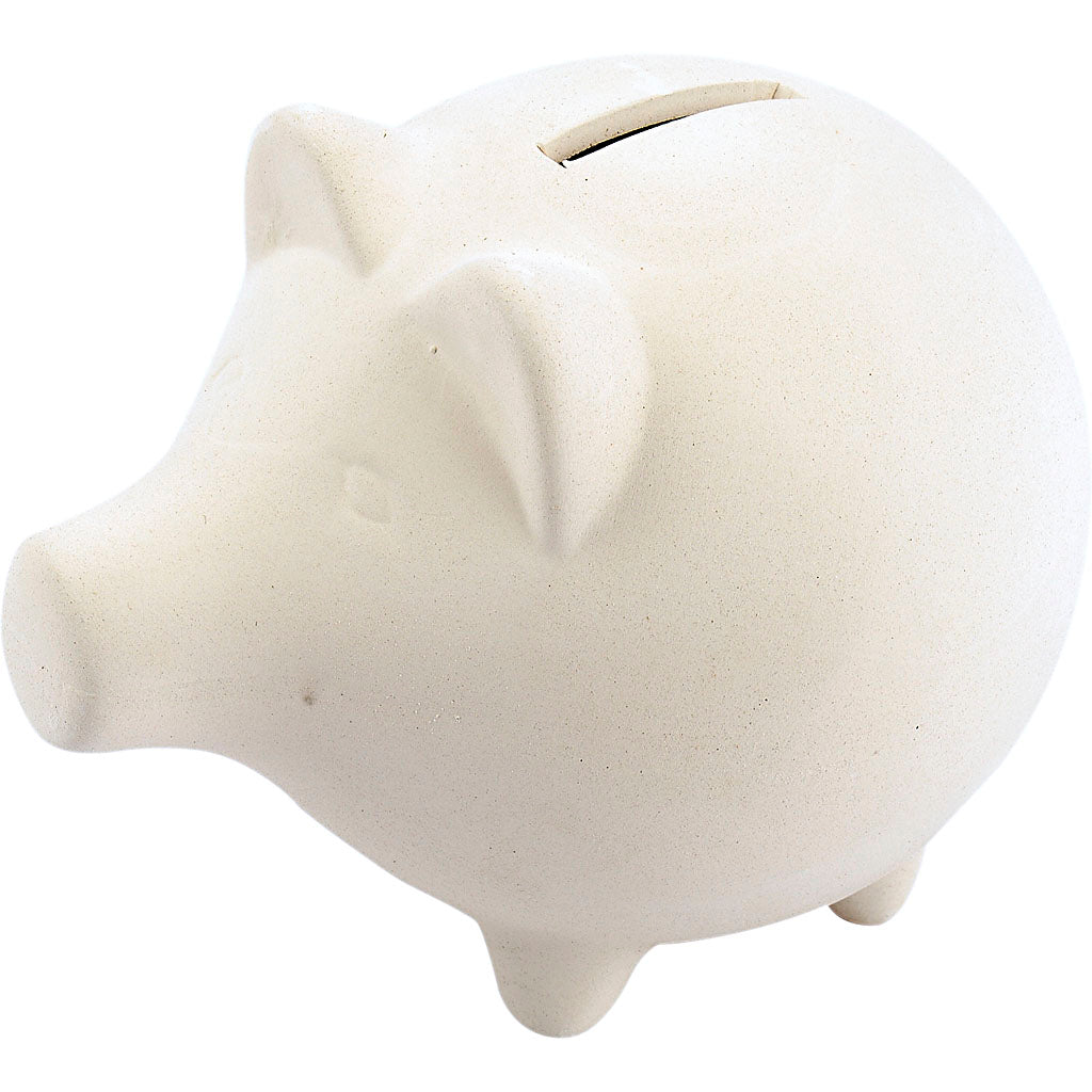 Tirelire Creativ company, h: 11 cm, l: 14 cm, 10 pièces 1 boîte