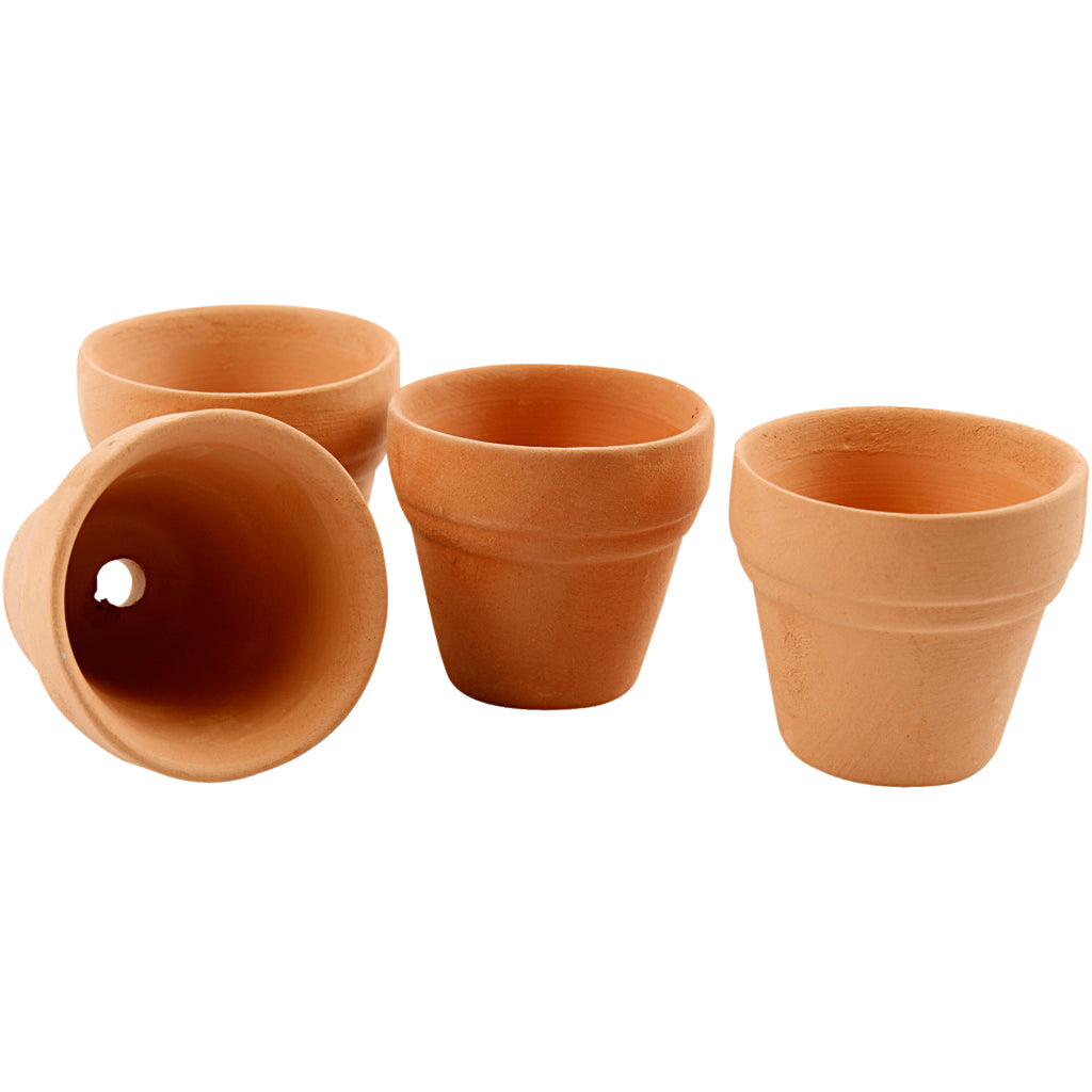 Pot de fleur Creativ company, h : 3,1 cm, d 3,4 cm, 48 pièces 1 boîte