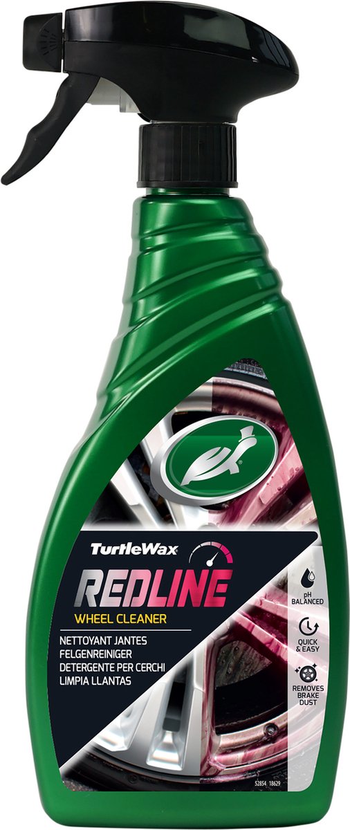 Turtle Wax 52854 GL Red Line Nettoyant pour toutes roues - 500 ml