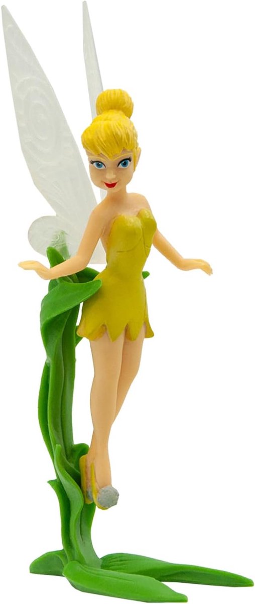 Bullyland 12848 – figurine de jeu la Fée Clochette – design réaliste et détaillé – idéale comme figurine de gâteau, objet de collection ou cadeau joyeux pour les enfants à partir de 3 ans