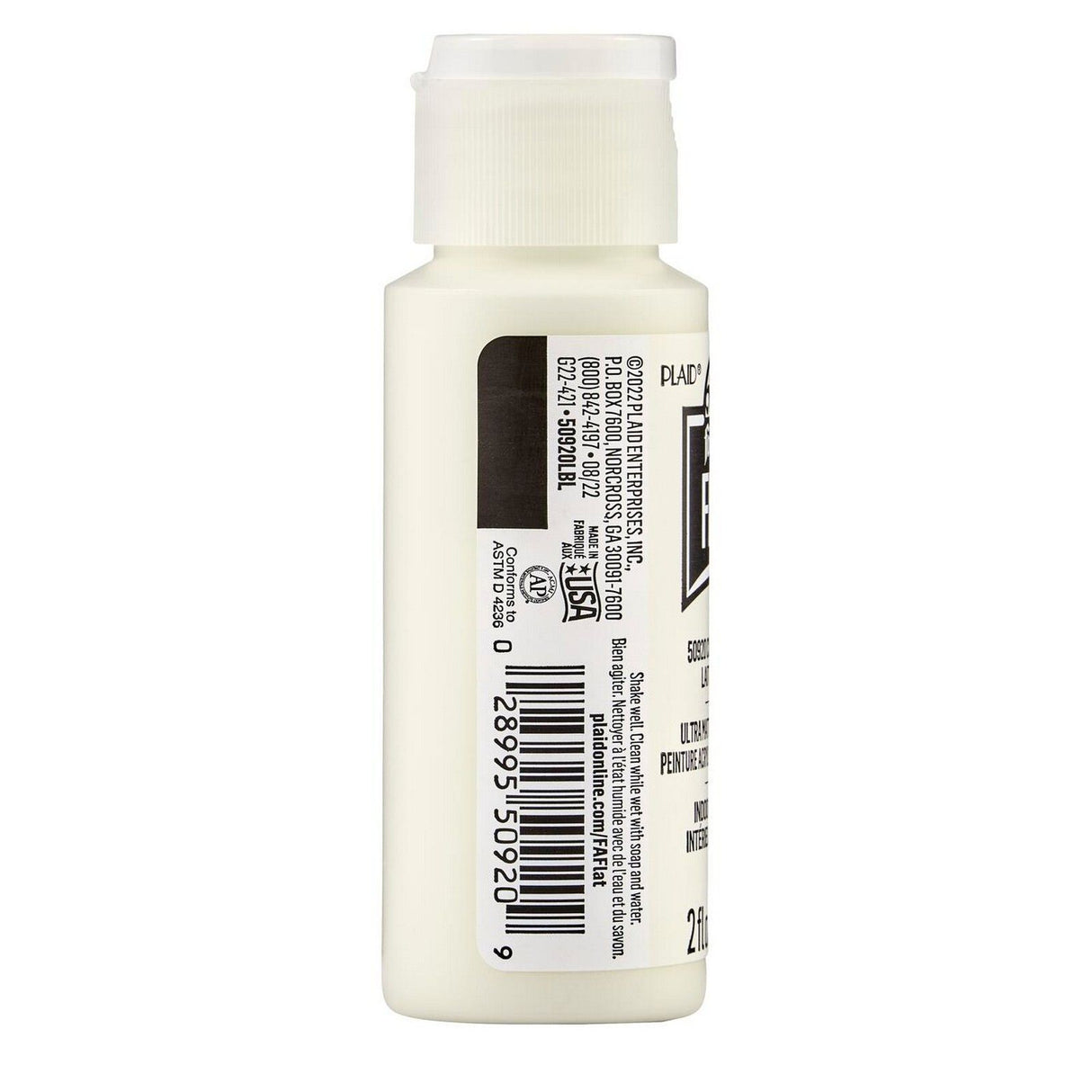 Folkart • peinture acrylique mate ultra mate lait de coco 59ml