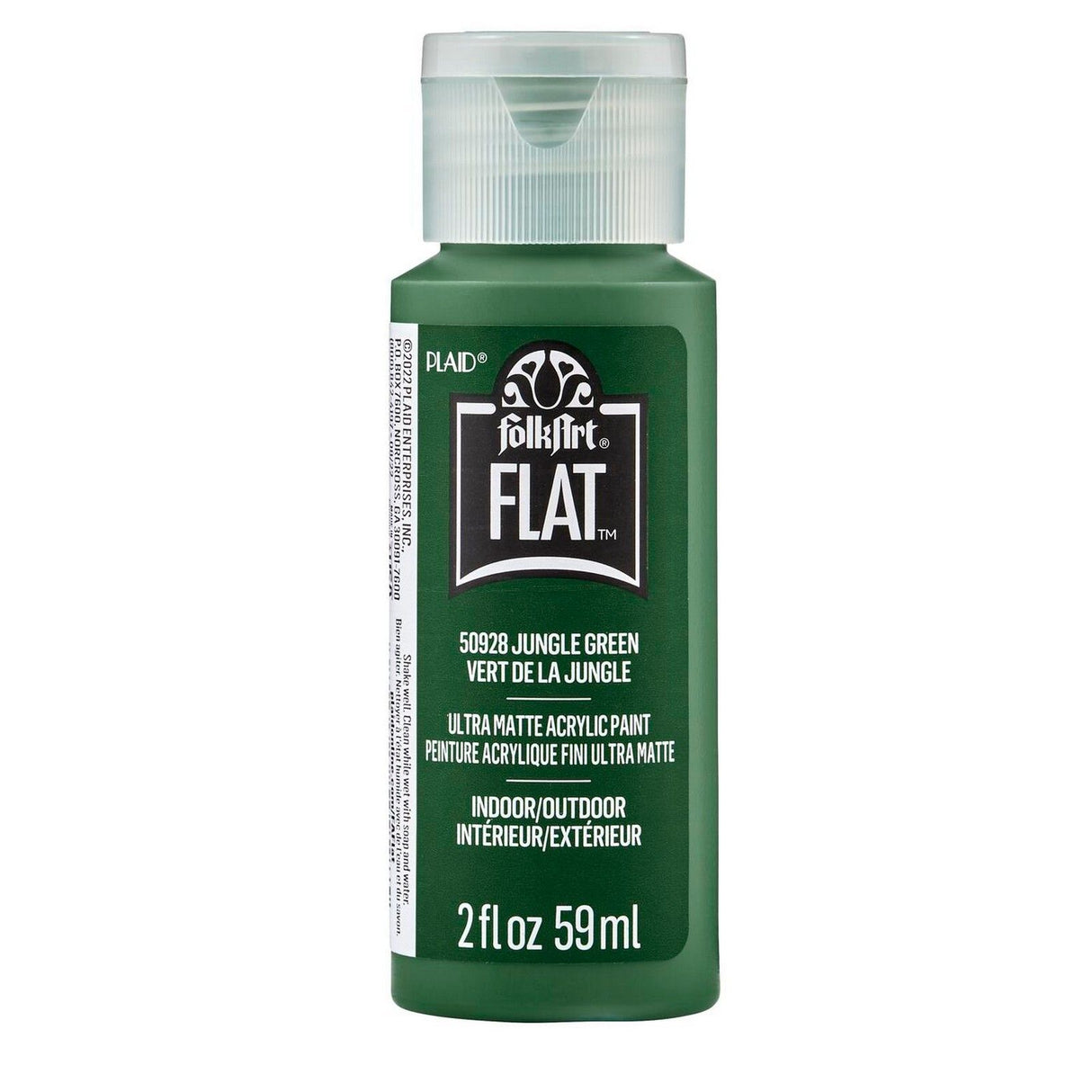 Folkart • peinture acrylique mate ultra mate vert jungle 59ml