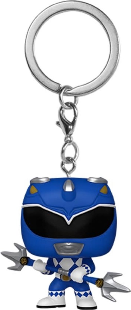 Funko poche pop! porte-clés : Power Rangers Mighty Morphine 30e anniversaire - Ranger bleu