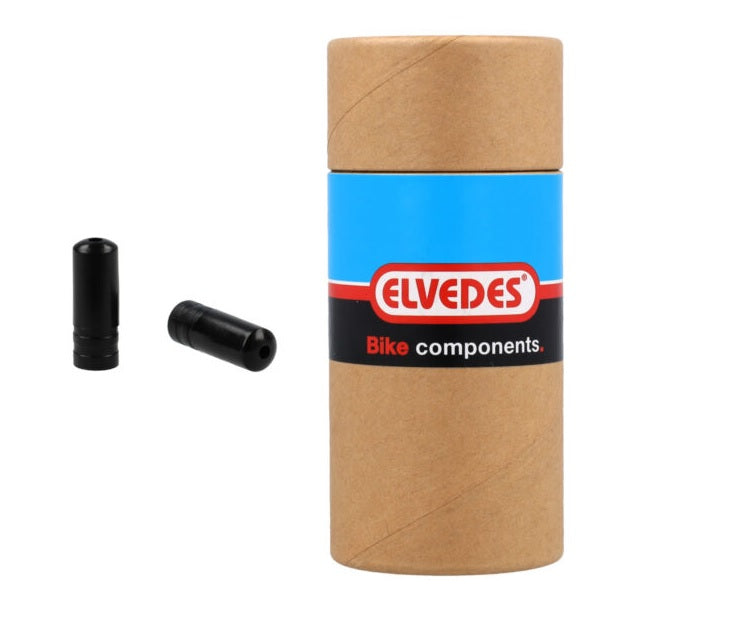 Elvedes embouts pvc 5,0mm 100 pièces noir
