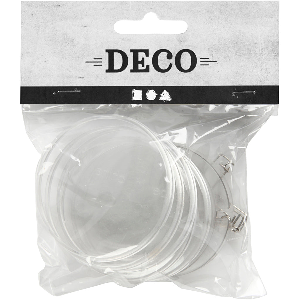 Boutons Creativ company, ronds, d 5,5 cm, 5 pièces, 1 boîte