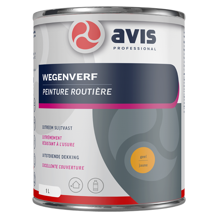 Avis professional 1074406 - avis wegenverf geel 1lt | 1 stuks