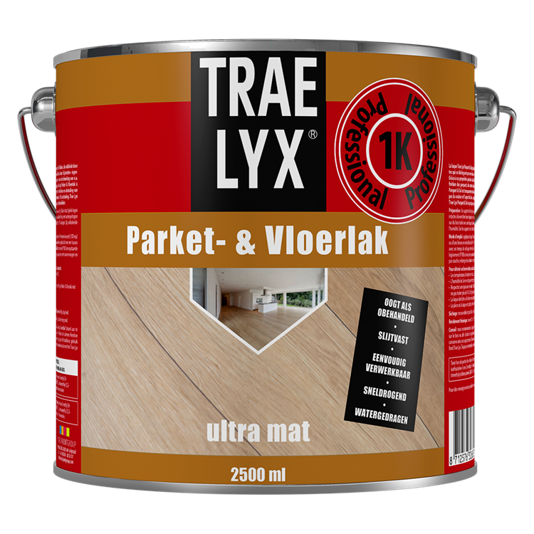 Trae-lyx 1074351 - tl parket vloerlak u-mat 2,5lt | 1 stuks