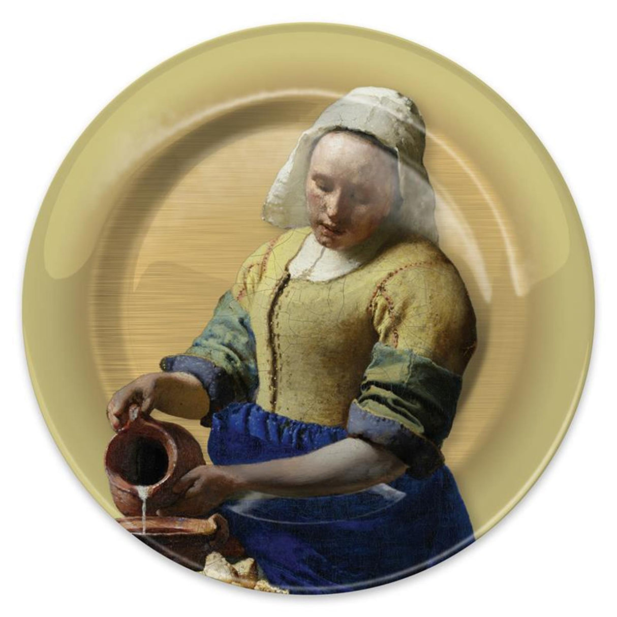 Assiette la laitière métal ø26cm