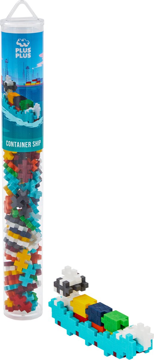Plus plus porte-conteneurs tubulaires plus-plus : 100 pièces (4286)