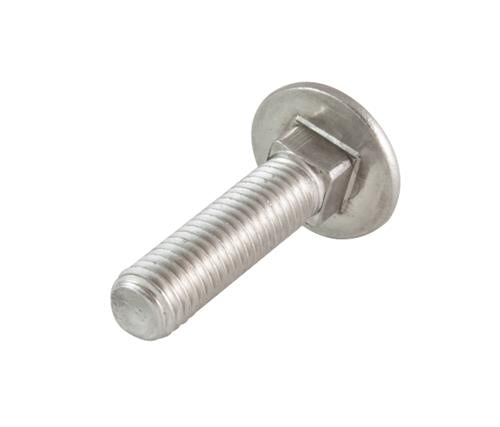 Boulon de carrosserie m10x20 d603 acier inoxydable a2 | 100 pièces