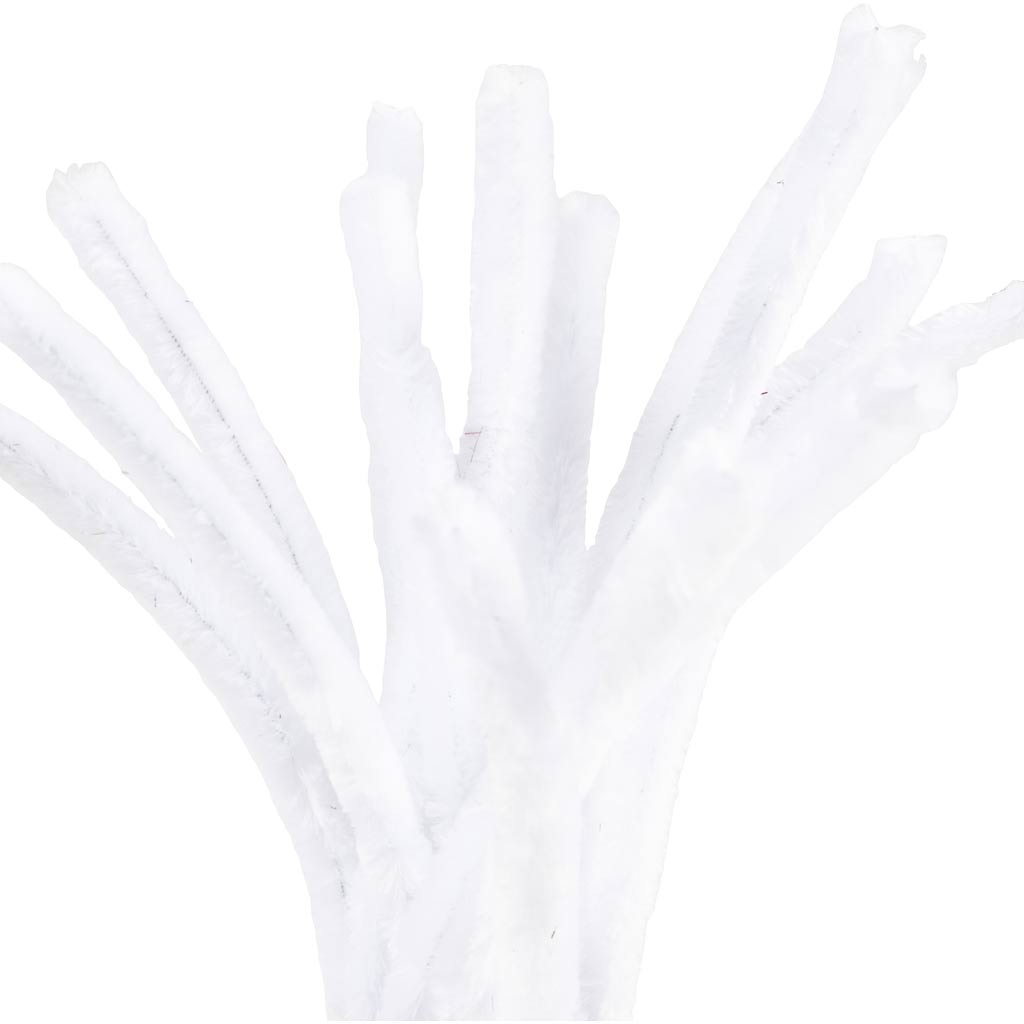 Https : www.ccobby.nl chenille-l-30-cm-thickness-15-mm-white-15-piece-1-box