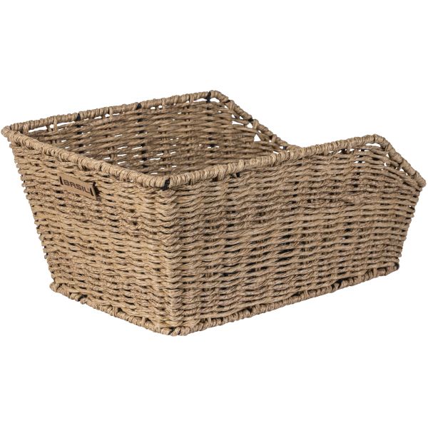 Basil Cento Rattan Look - Panier à vélo - à l'arrière - brun clair