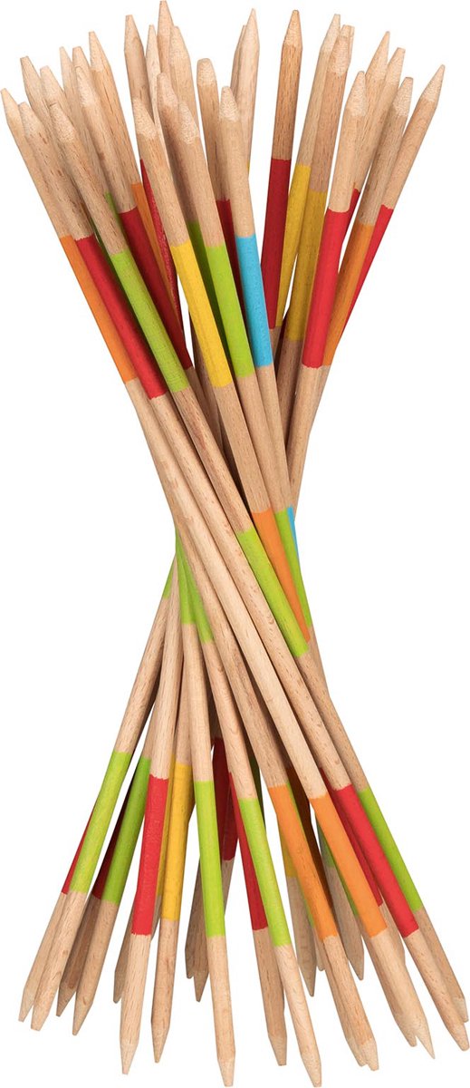 Goki mikado - moyen 27cm - 31 bâtons - bois - 5 ans