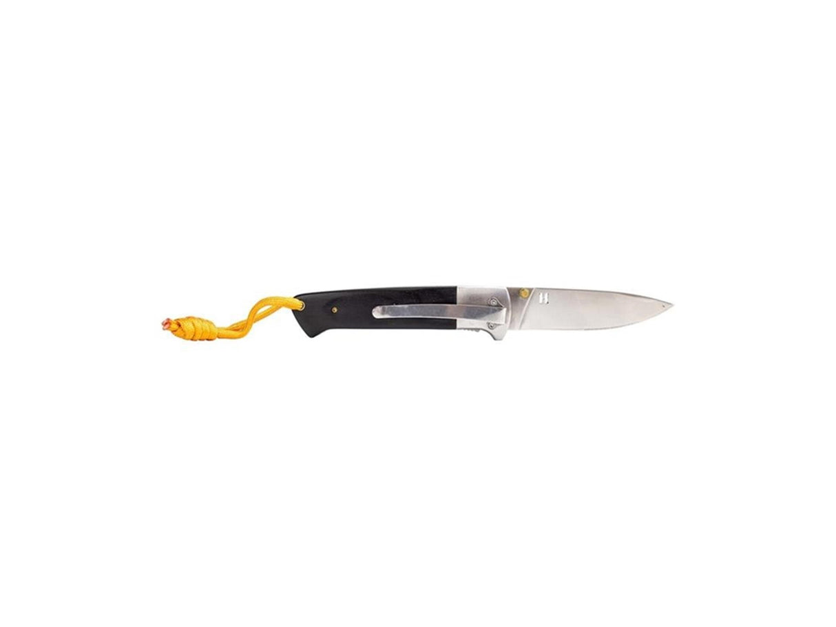 Homeij abel couteau de poche extérieur acier inoxydable bois 20cm