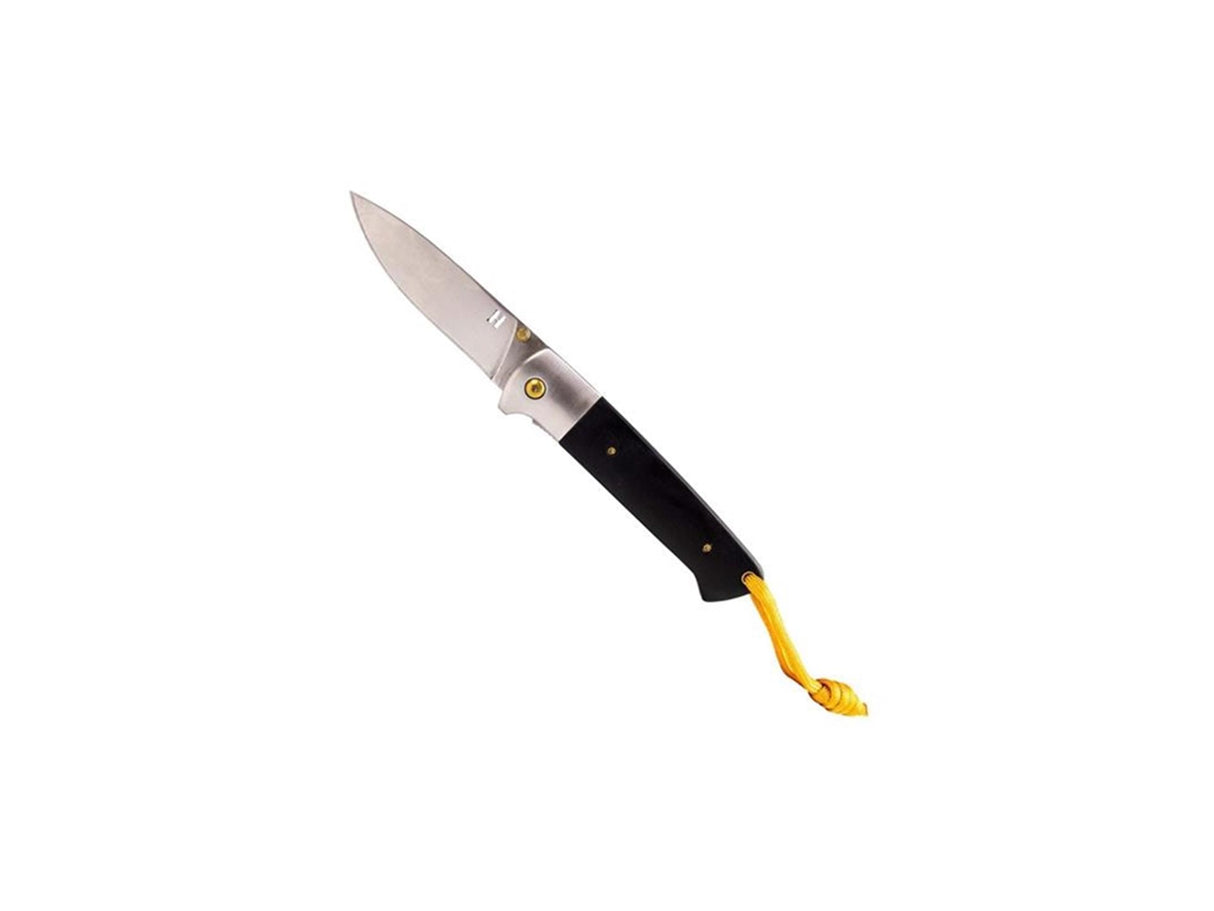 Homeij abel couteau de poche extérieur acier inoxydable bois 20cm