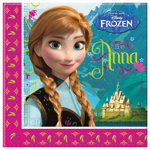Serviettes La Reine des Neiges Disney 20 pièces