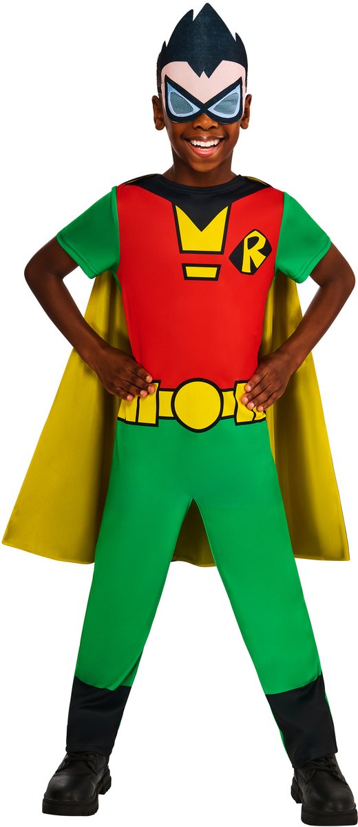 Déguisement enfant Rubies Teen Titans Go Robin - - taille 5-6 ans