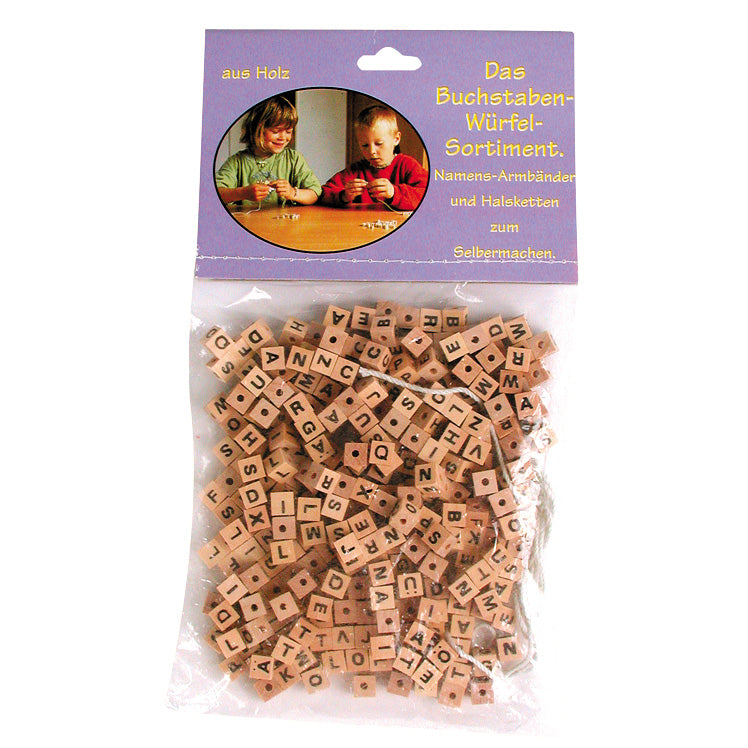 Perles de lettres Goki, 300 pièces.