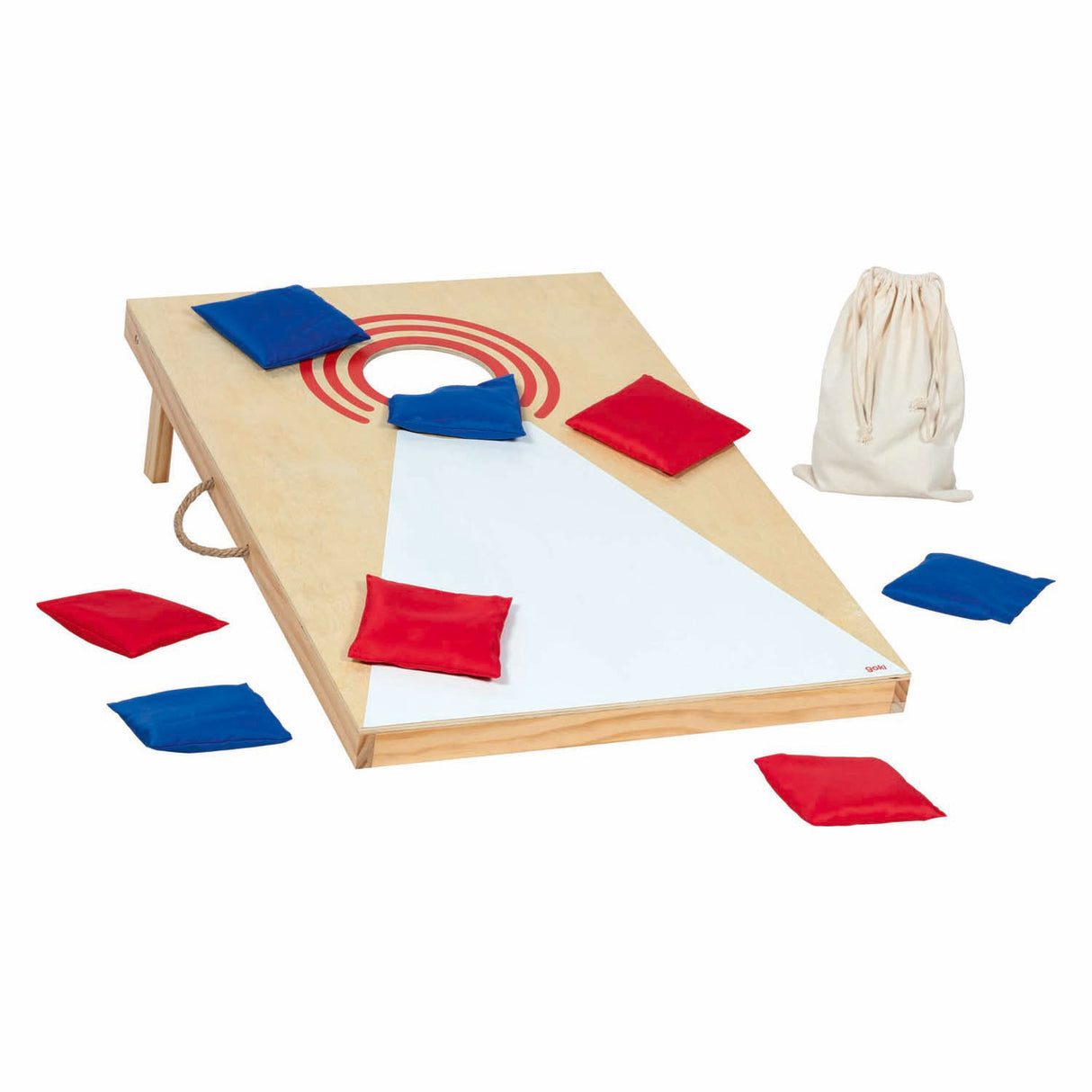Jeu de lancer de cornhole en bois Goki