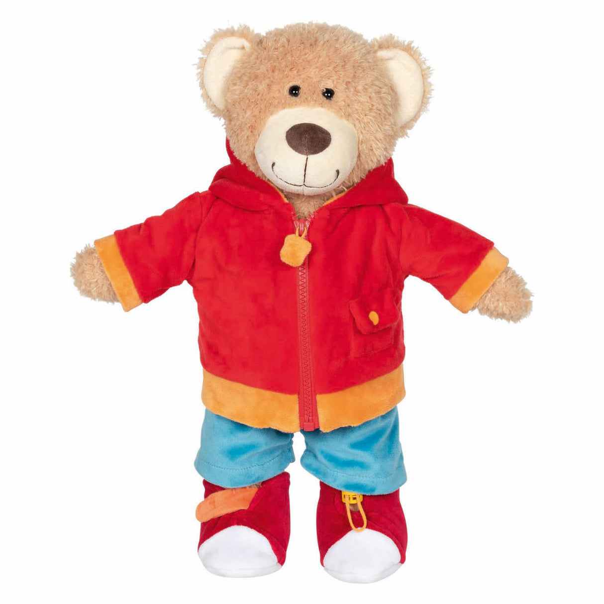 Goki habiller puzzle ours en peluche jouet en bois puzzle.