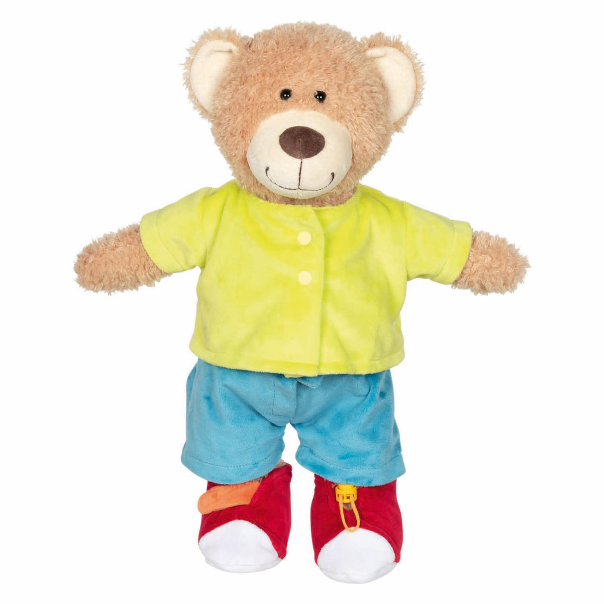Goki habiller puzzle ours en peluche jouet en bois puzzle.