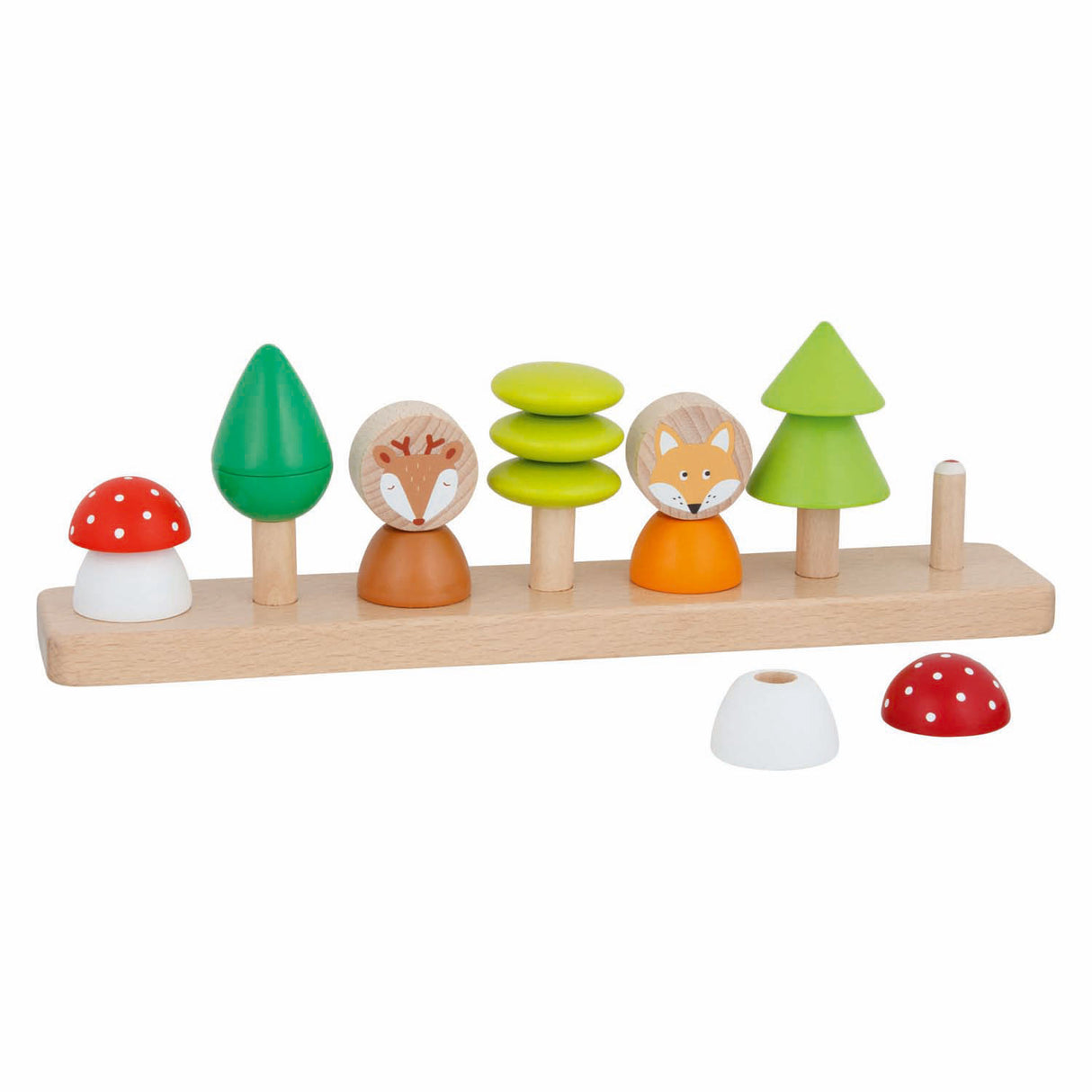 Jeu de tri de couleurs et de formes en bois Goki