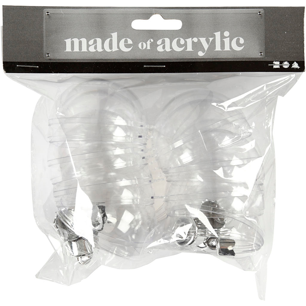 Creativ Company Deco Balls Transparent 6cm, 8st.
