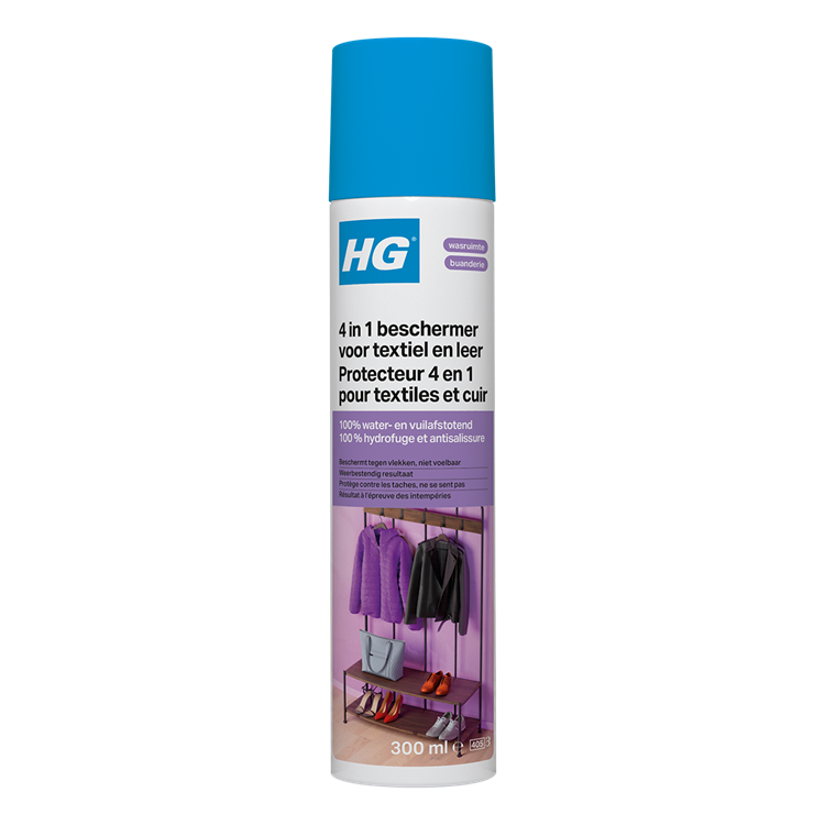 Hg protecteur 4 en 1 pour textiles - 300ml - efficace
