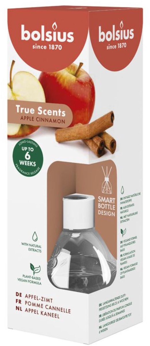 Bâtonnets parfumés Bolsius 60ml pomme cannelle